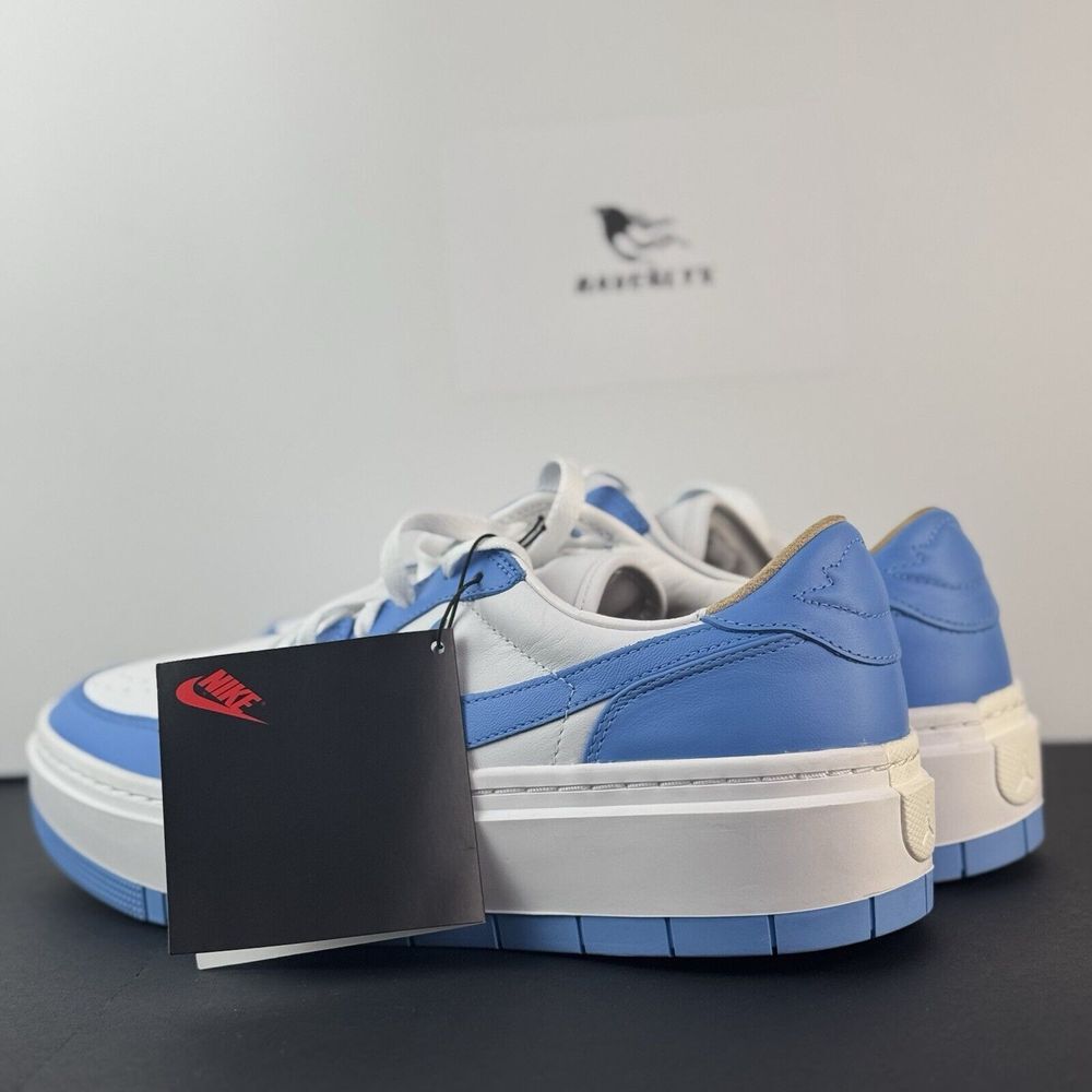 Nike Air Jordan 1 UNC Low Elevate University Blue 12 WMNS‎ / 10.5 MEN DQ3698-141 - Picture 6 of 15